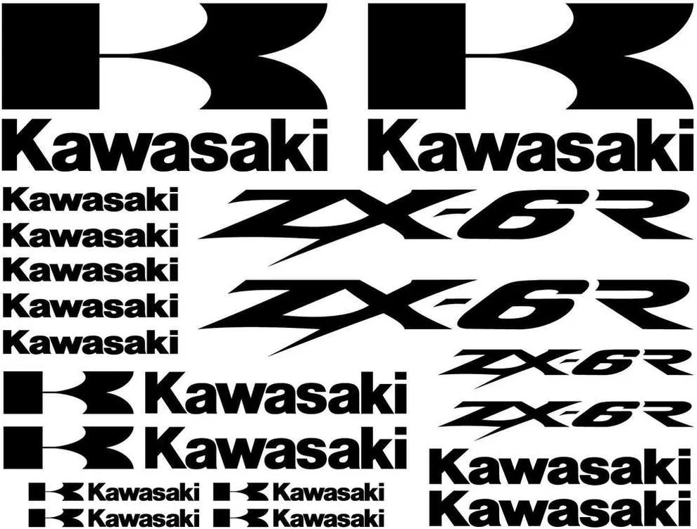 Kawasaki ZX-6R - Motorcycle Decal Kit