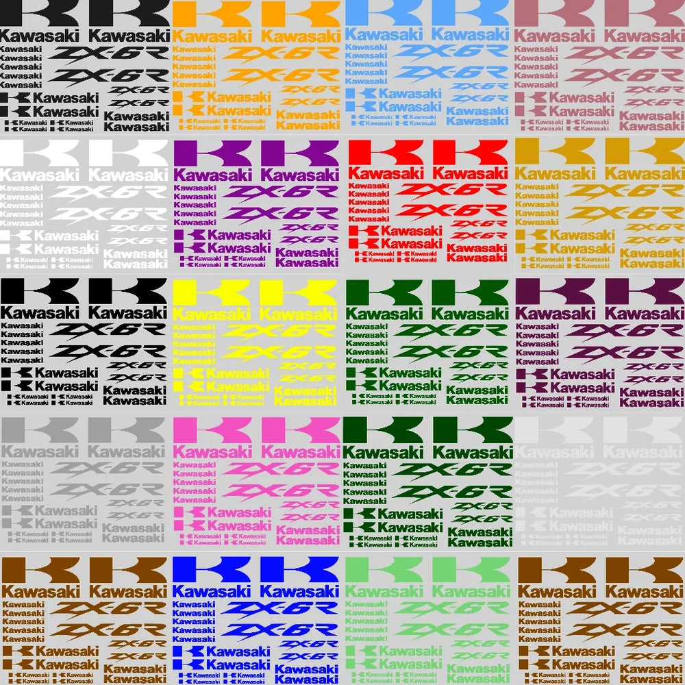 Kawasaki ZX-6R - Motorcycle Decal Kit