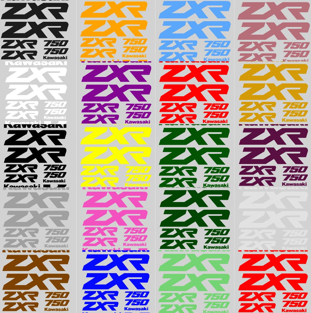 Kawasaki ZXR 750 - Motorcycle Decal Kit