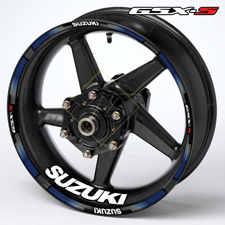 Suzuki GSX-S 750/1000 wheel decals – 20pcs rim and inner wheel stickers