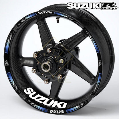 Suzuki GSX-R wheel decals Blue – 20pcs rim stickers set