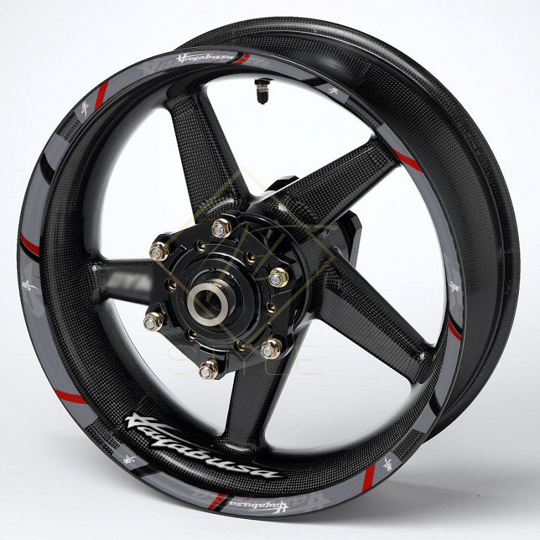 Suzuki Hayabusa wheel decals 20pcs rim stickers kit for universal wheels