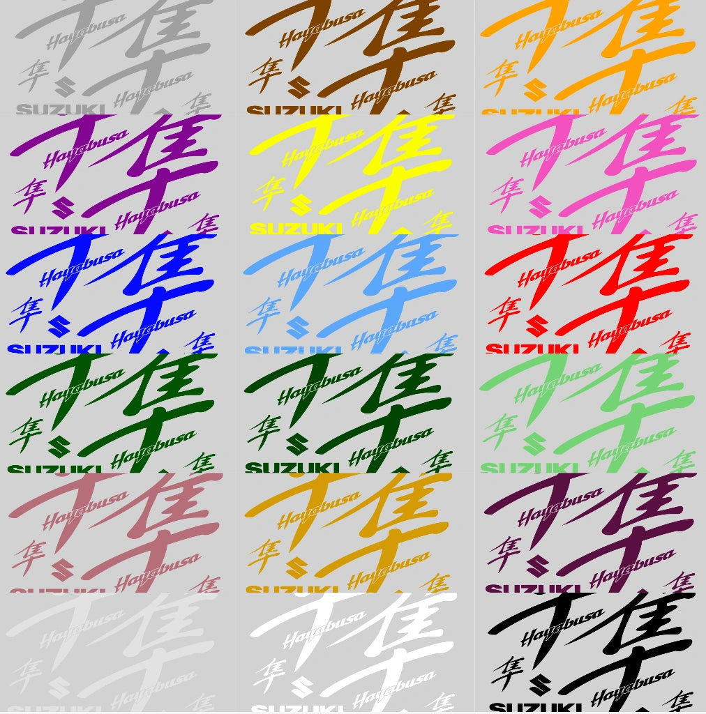 Colorful text pattern on a white background