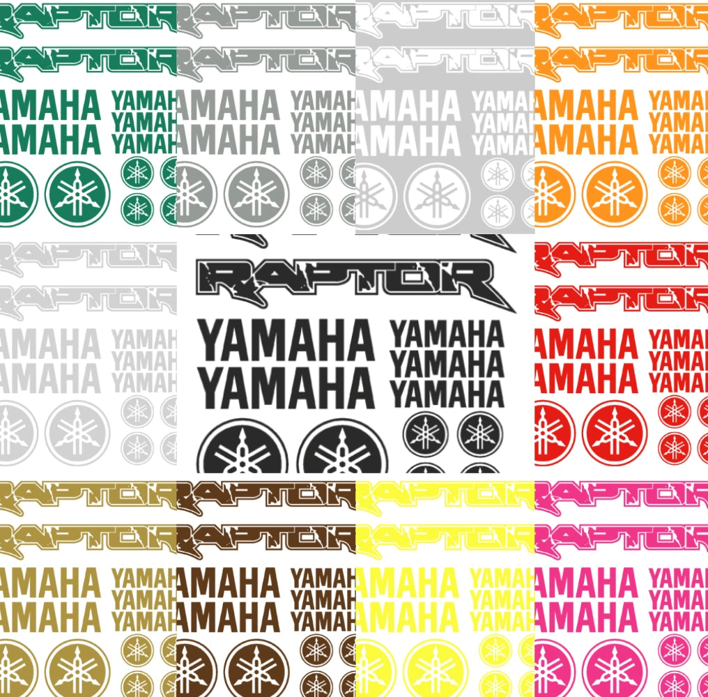 Yamaha Raptor - Motorcycle Decal Kit