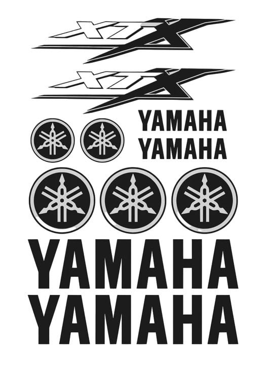 Yamaha logo and text 